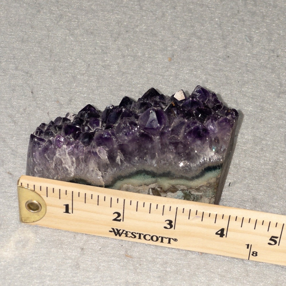 Amethyst Crystal Geode 1lb 5oz Lapidary Rock Hounding Jewelry Making - Picture 15 of 16
